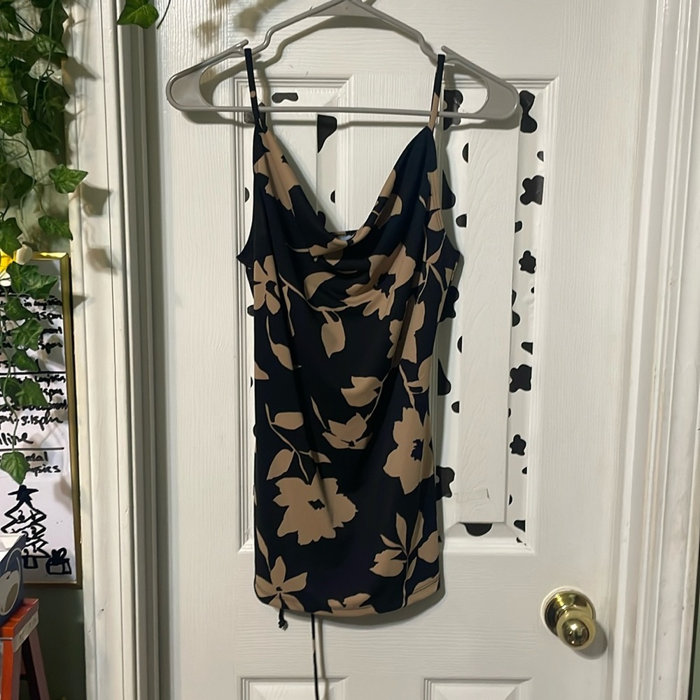 madison and co clown neck top